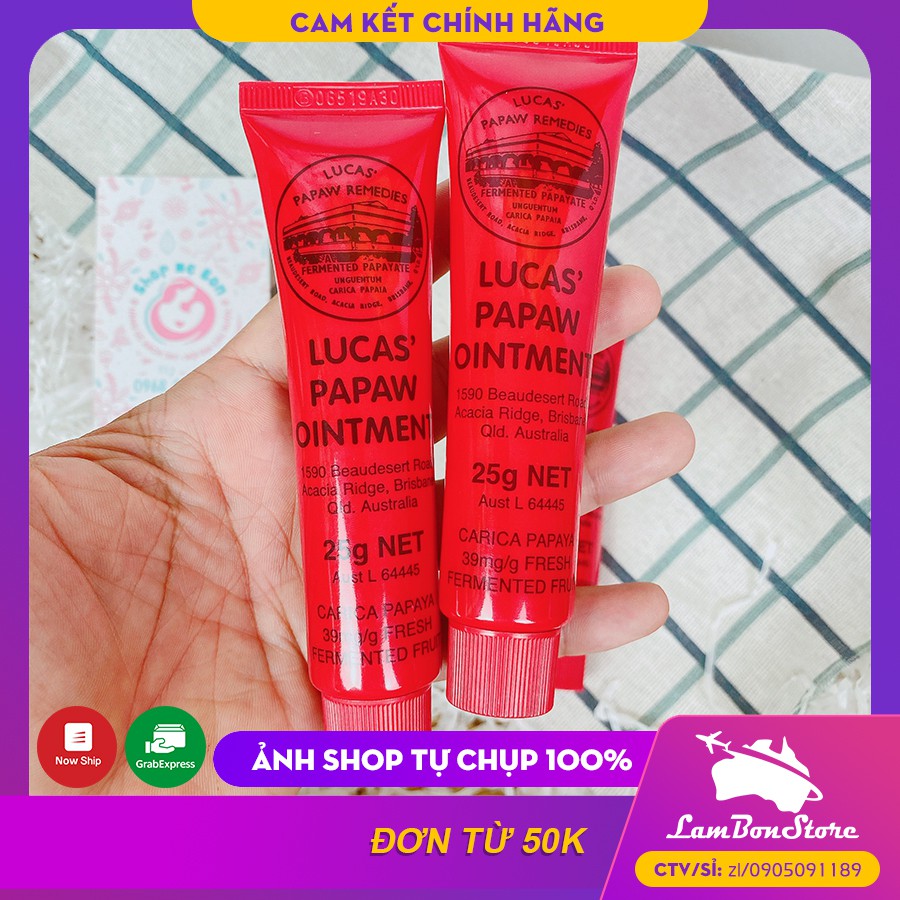 Kem đa năng Lucas Papaw Ointment 25g - Chính hãng Úc