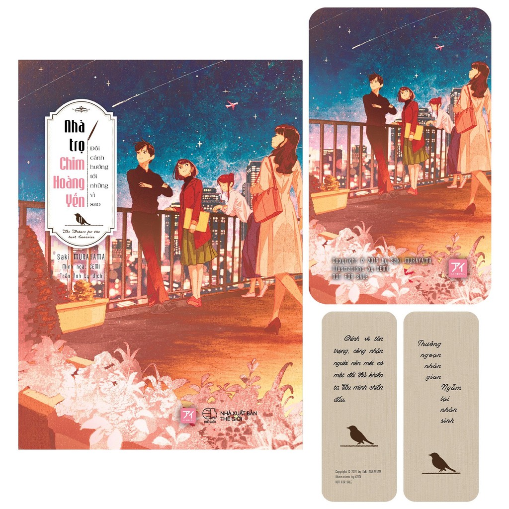 Sách - Nhà Trọ Chim Hoàng Yến (Tập 2): Đôi Cánh Hướng Tới Những Vì Sao - Tặng Kèm Bookmark + Postcard