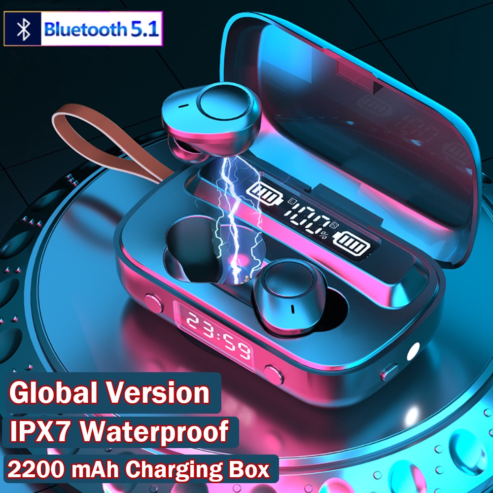 Tai Nghe A13 Tws Bluetooth 5.1 9d Chống Thấm Nước Với Dung Lượng 2000mah