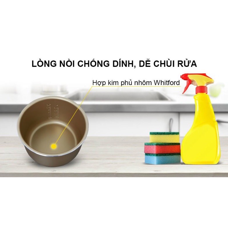 Nồi cơm điện tử Sunhouse mama 1.8 lít SHD8903( Hàng NEW Bảo hành chính hãng 2 năm)