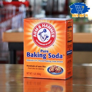   Mẫu Mới 2020 Bột Baking Soda đa công dụng khử mùi diệt khuẩn tẩy rửa làm bánh chăm sóc da 454g 