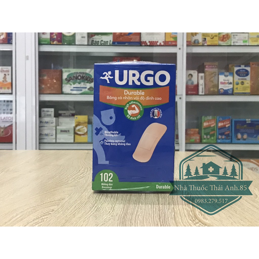 Băng Dính Cá Nhân URGO 102 Miếng