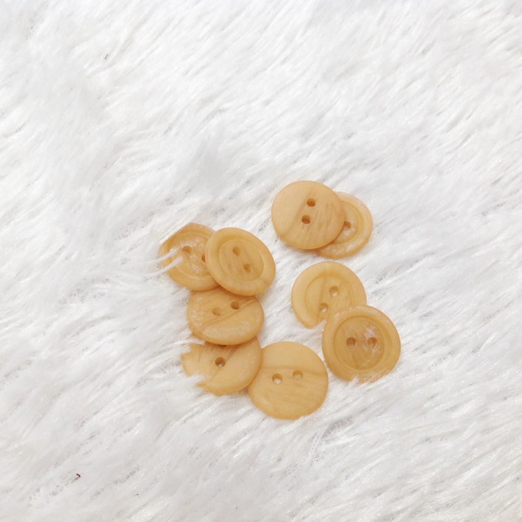 Nút áo quần tây cúc khuy nhựa nhiều màu dễ thương size 1.5cm