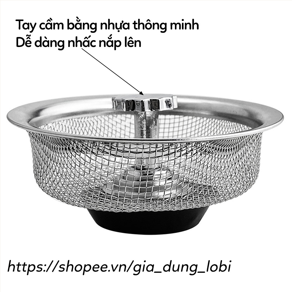 Nắp giỏ lọc rác nắp đậy bồn rửa chén giá tốt thoát nước nhanh, rọ lọc rác bồn rửa bát