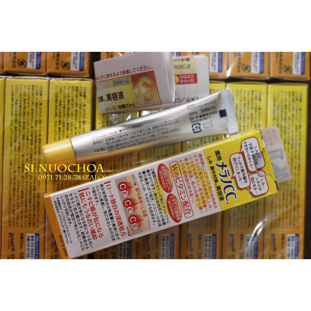 Serum CC Melano ngừa thâm, trắng da Nhật Bản 20ml