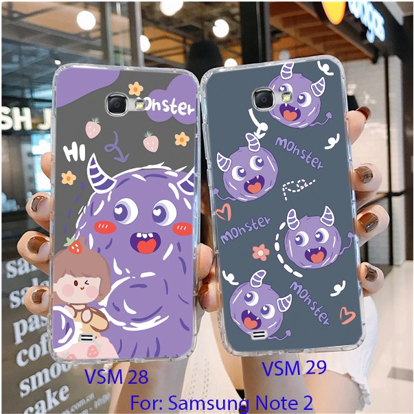 [ MUA 2 TẶNG 1 QUÀ ] Ốp lưng điện thoại Samsung Note 2 in hình Tom and Jerry đáng yêu, ngộ nghĩnh.