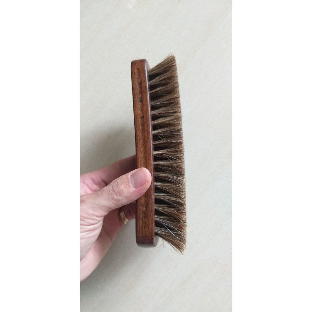 Bàn chải lông ngựa vệ sinh ghế da, nội thất xe - Max Shine Horsehairs Detailing Brush