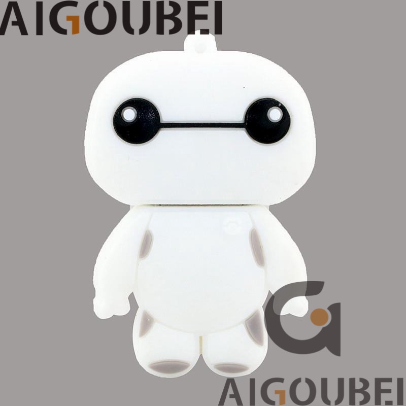 [Spot &amp; COD] USB 2.0 Silicone Cartoon Dễ thương Big White Armor Big White Phiên bản Q Big White Thích hợp cho Máy tính xách tay Ổ đĩa Lightning Ổ đĩa USB di động 1GB 2GB 4GB 8GB 16GB 32GB 64GB 128GB