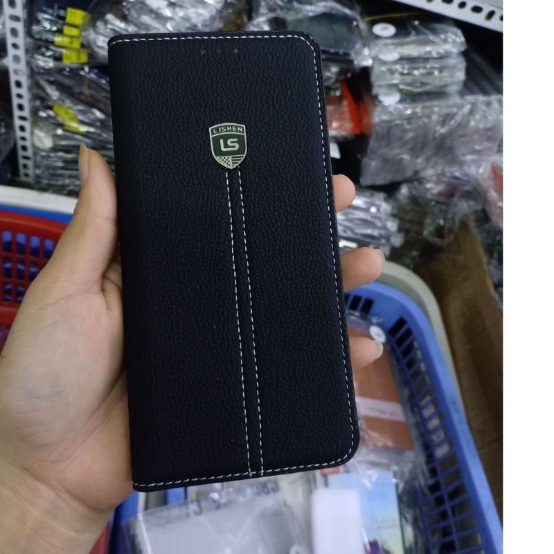 Bao da Lishen Samsung M30S/M21 Có ngăn cài thẻ