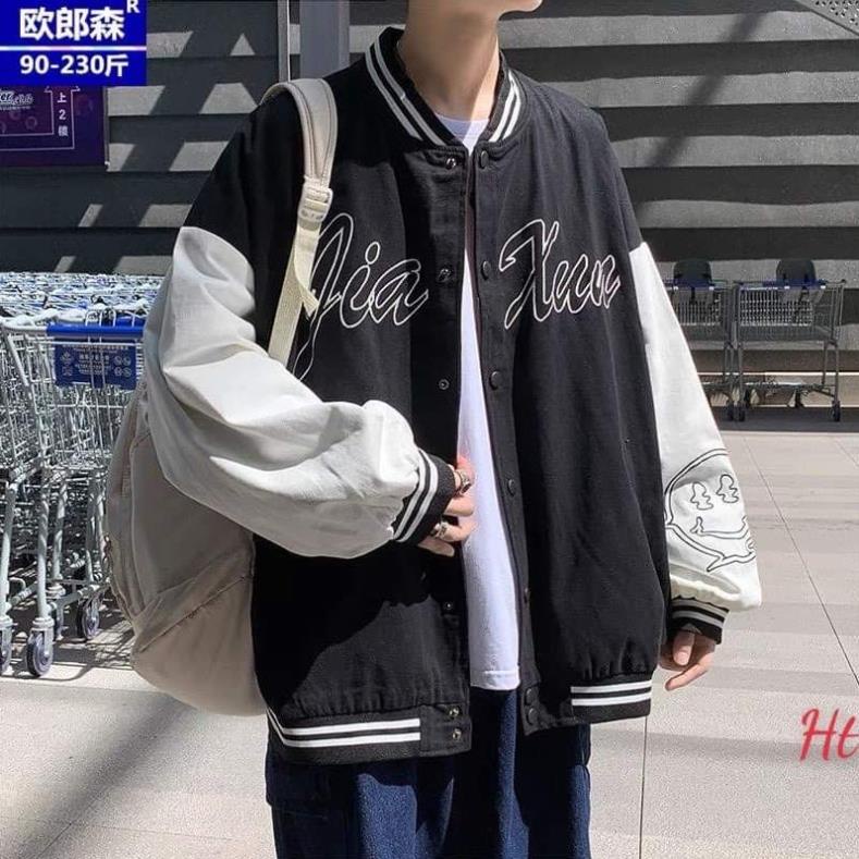 Áo bomber phối tay GiaXun Ht