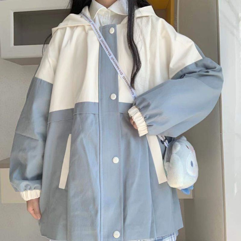 (Sẵn) áo khoác nữ sinh Harajuku JK 100% ảnh thật