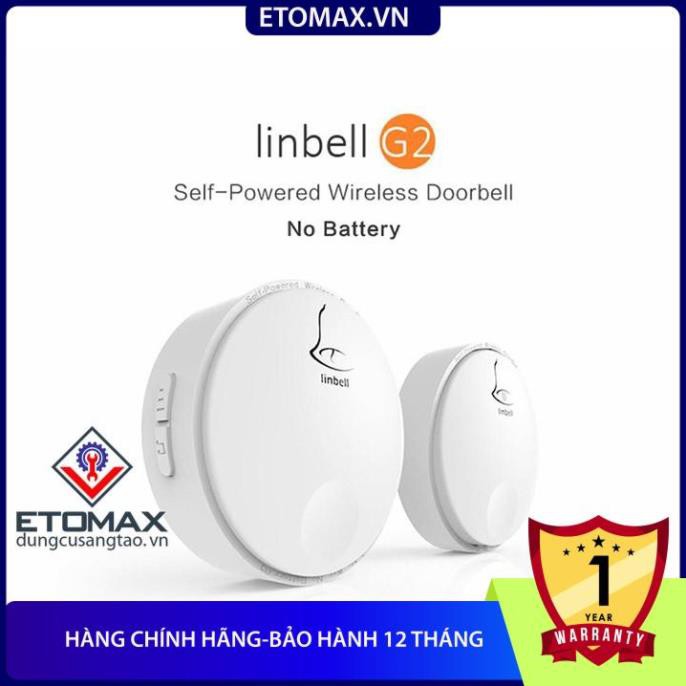 [Hàng chính hãng-Bảo hành 12 tháng] Chuông cửa không dây cao cấp Linptech Linbell G2