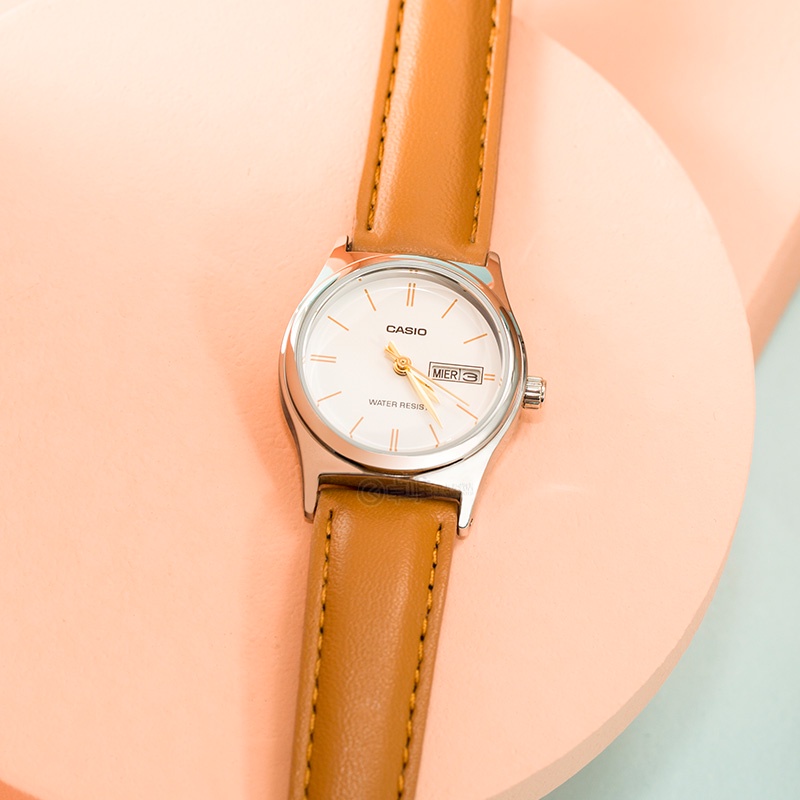 Đồng hồ nữ dây da Casio Anh Khuê LTP-V006L-7B2UDF
