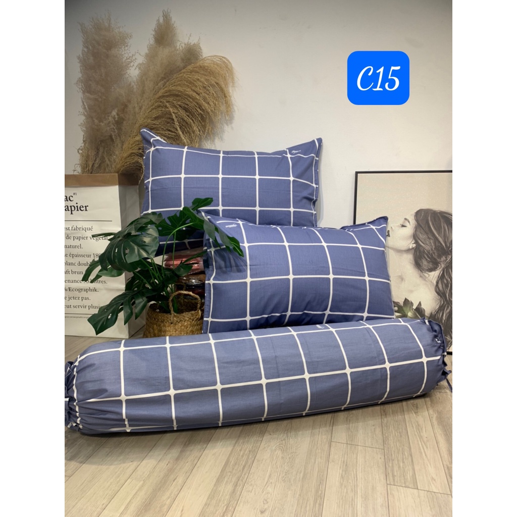Áo gối cotton vỏ gối 100% Chính hãng