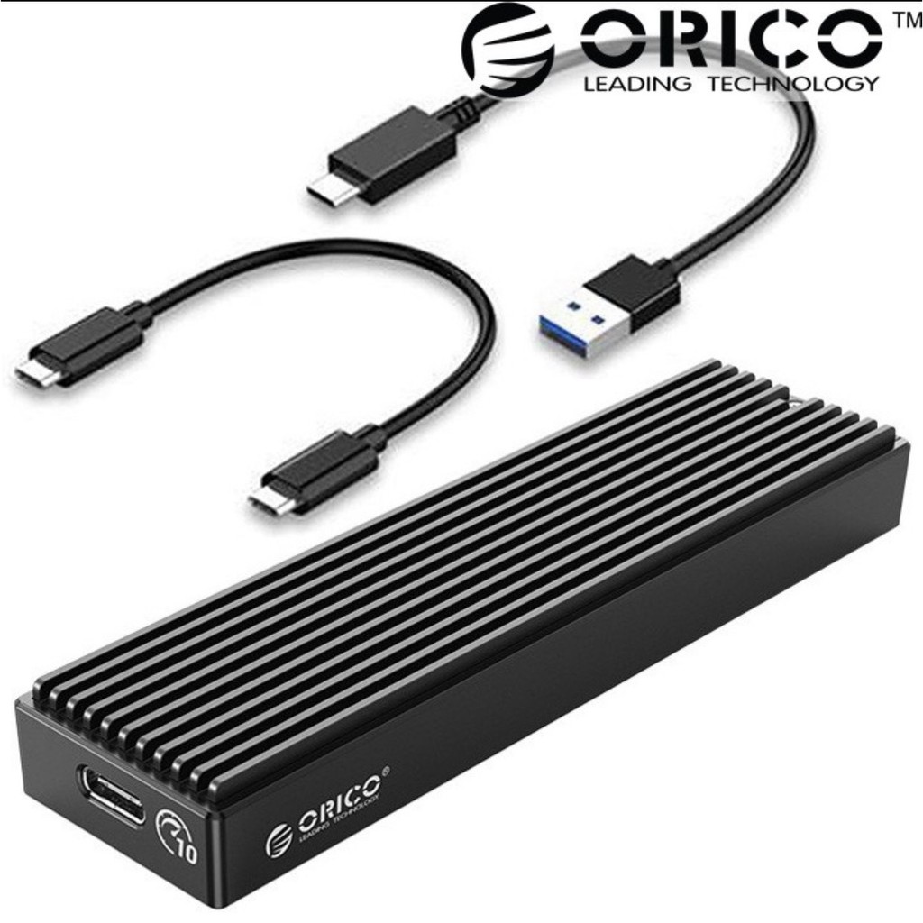 [COMBO] Box NVME + TÚI CHỐNG SỐC M2 ORICO M2PV Type C USB 3.1 Tản Nhiệt Nhôm