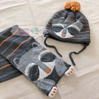 Set mũ khăn gấu trúc