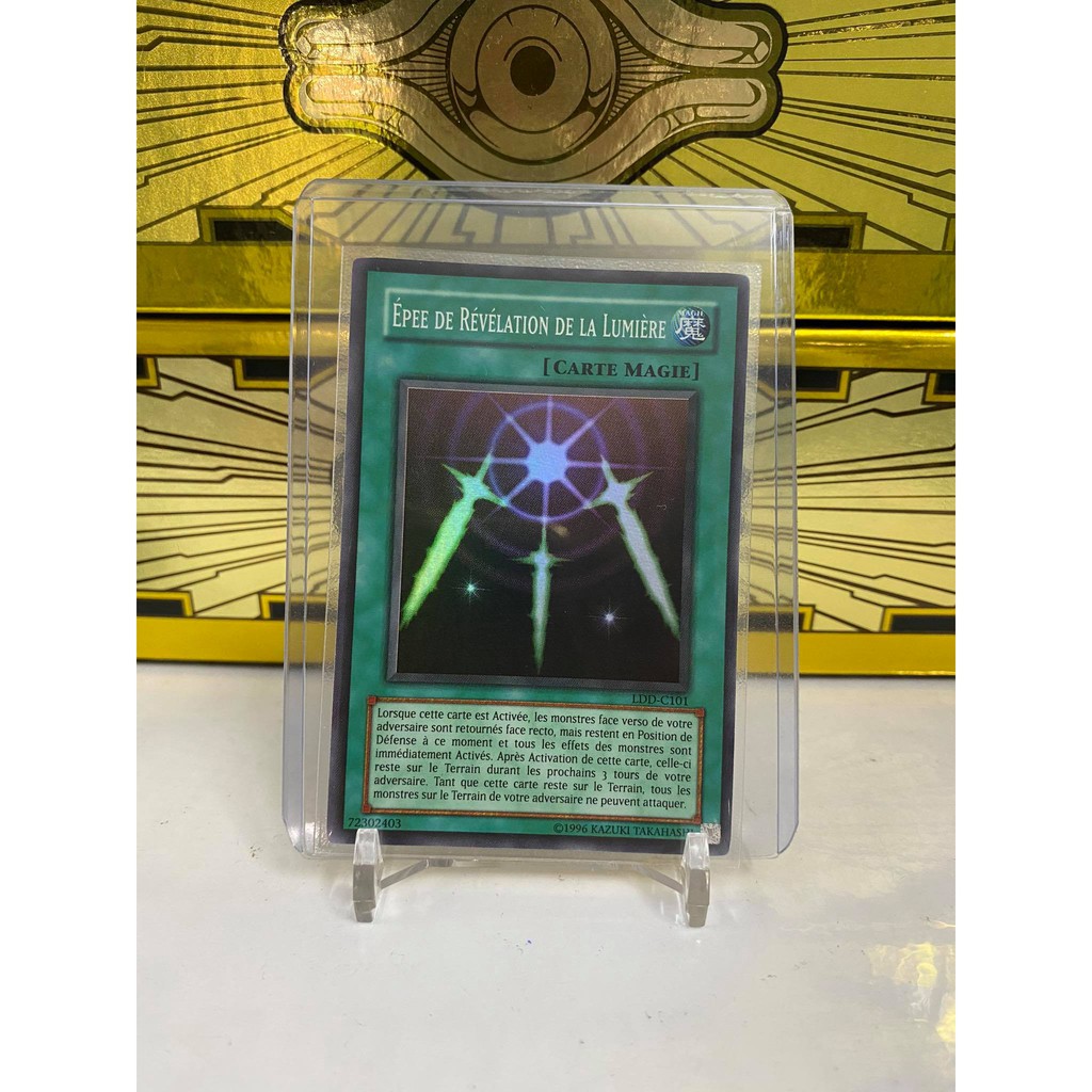 [ Dưa Hấu Yugioh ] Lá bài thẻ bài Swords of Revealing Light - Super Rare Unlimited - Tặng bọc bài nhựa bảo quản