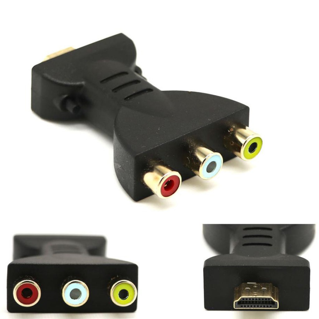 RCA Bộ Chuyển Đổi Âm Thanh Av Sang 3 Đầu Cắm Bong Bóng 61 Hdmi