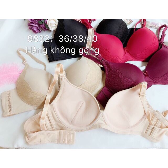 (9832)áo lót trơn có lỗ thông hơi bên sườn