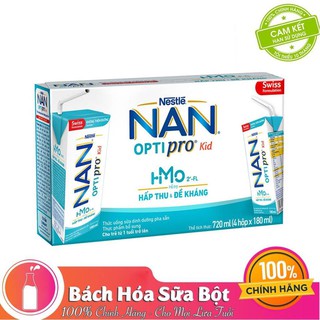 Sữa Dinh Dưỡng Pha Sẵn Nan Optipro Kid 180ml/Hộp - Thùng 6 Lốc (24 Hộp) (Date: 06/09/2022)
