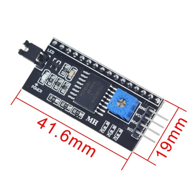 Tấm Chuyển Đổi Iic / I2C Lcd1602 2004 Lcd