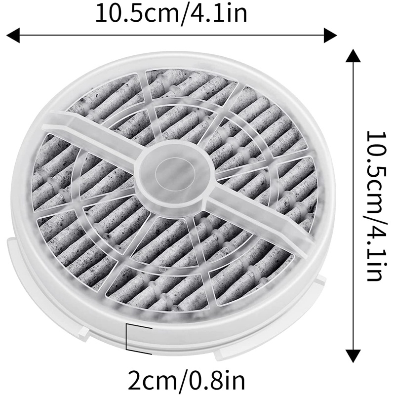 Set 4 Bộ Lọc HEPA Cho Máy Tính RIGOGLIOSO GL2103 Jinus GL-2103 and LTLKY 900S