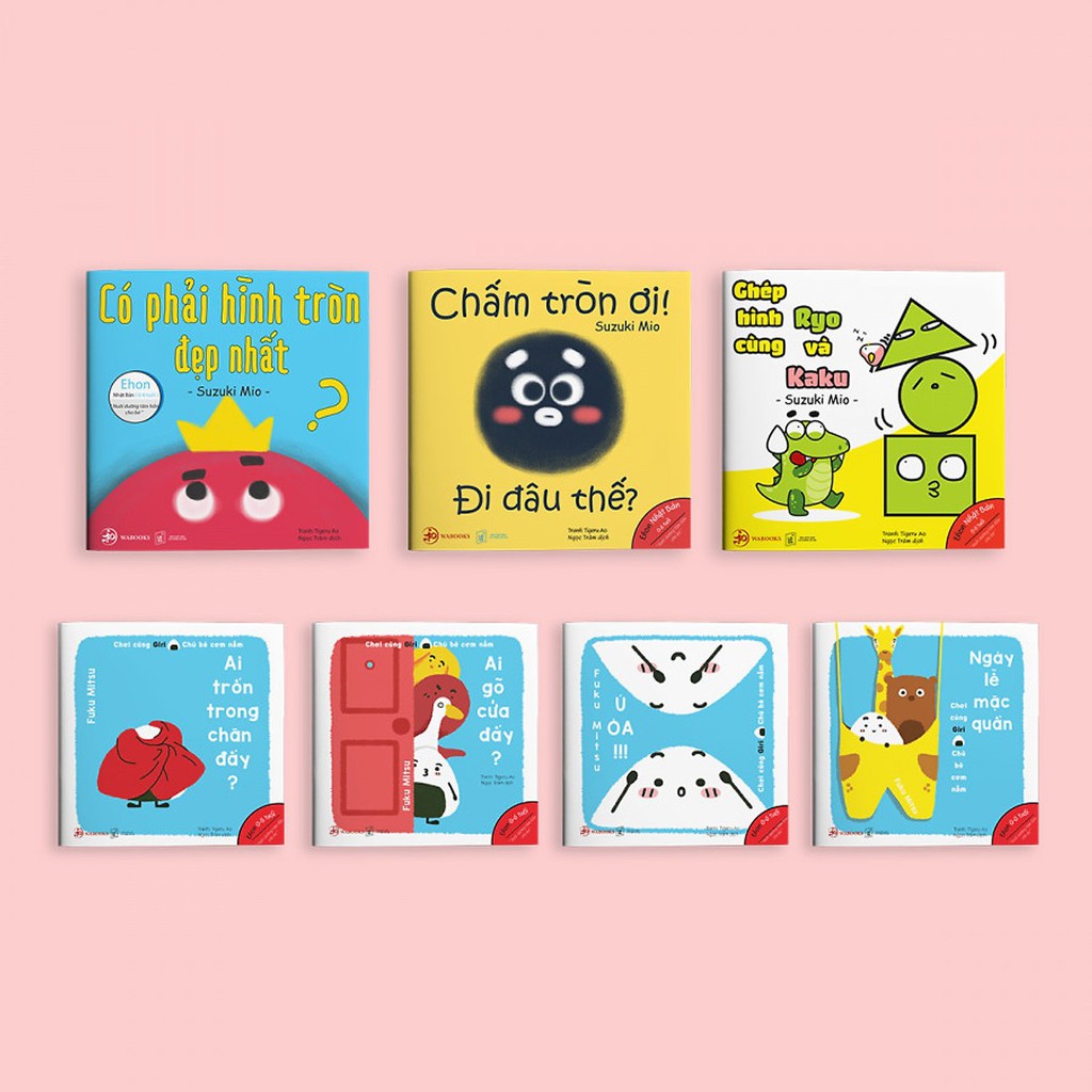 Sách - Ehon Điều Kỳ Diệu Của Hình Khối Và Chơi Cùng Giri - Chú Bé Cơm Nắm Phần 2