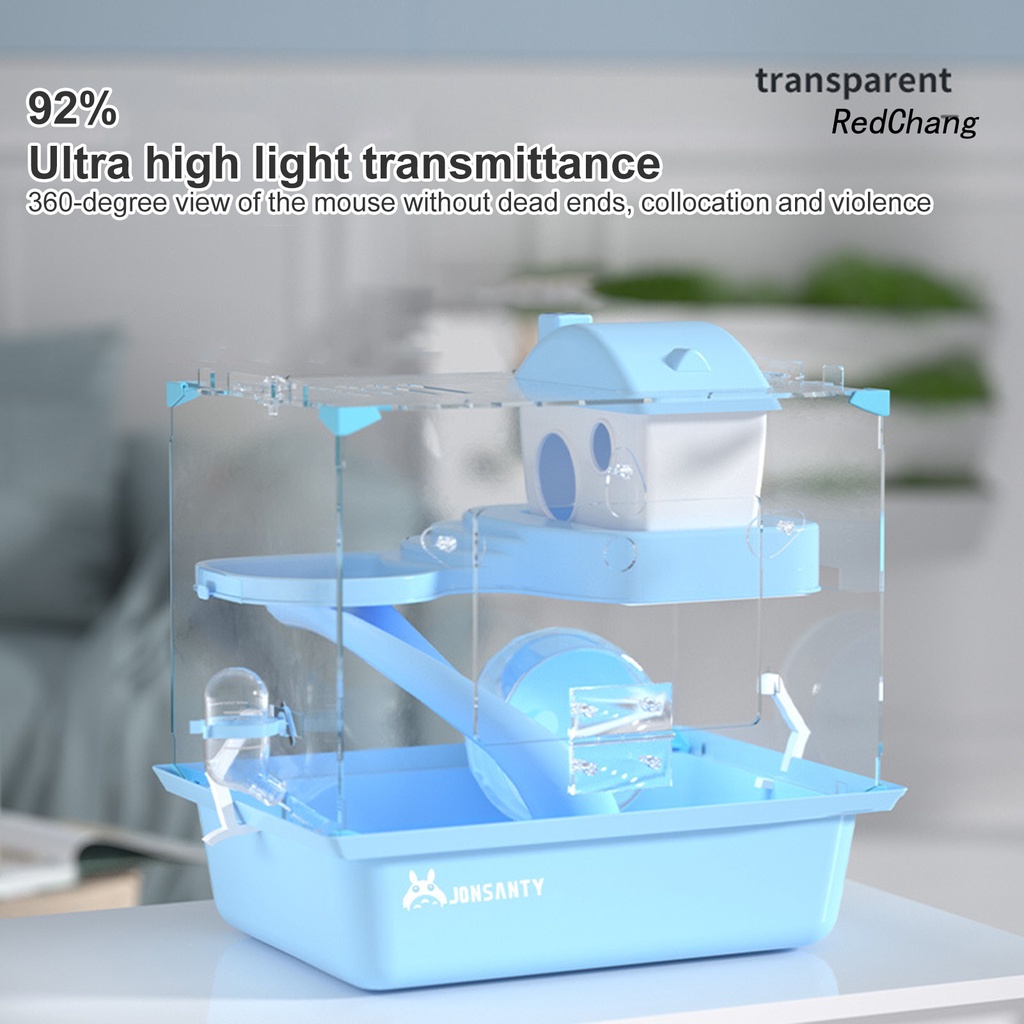 Lồng Nuôi Chuột Hamster Bằng Nhựa Trong Suốt Trang Trí