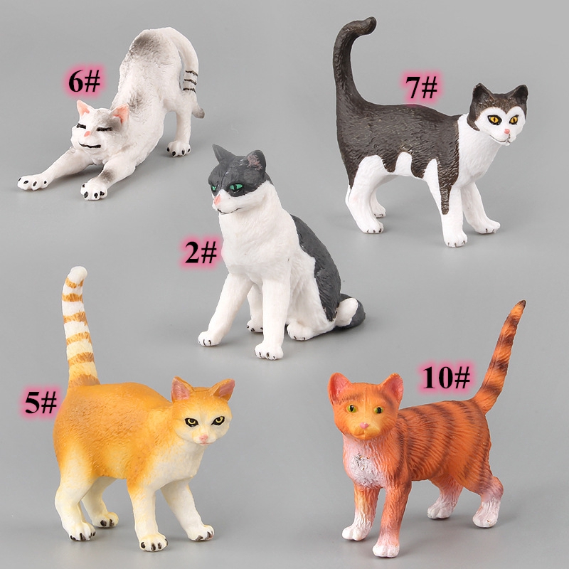 Mô hình đồ chơi GOROCK bằng nhựa kiểu dáng mèo con siêu thú vị dành cho các bé