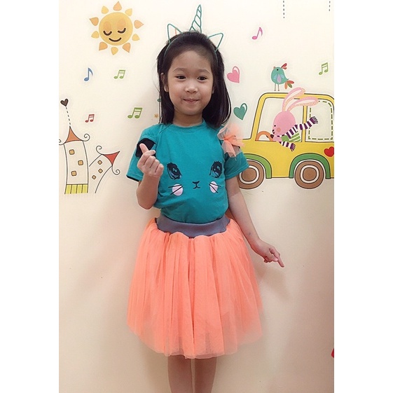 Đầm Voan Hàn Quốc Cho Bé