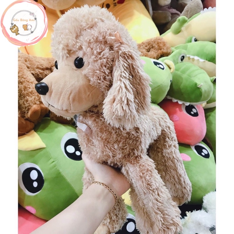 Gấu bông Chó Poodle lông xù 3 màu dễ thương size 35-50-60cm - Đồ chơi quà tặng Hot Trend - Gấu Bông AMI