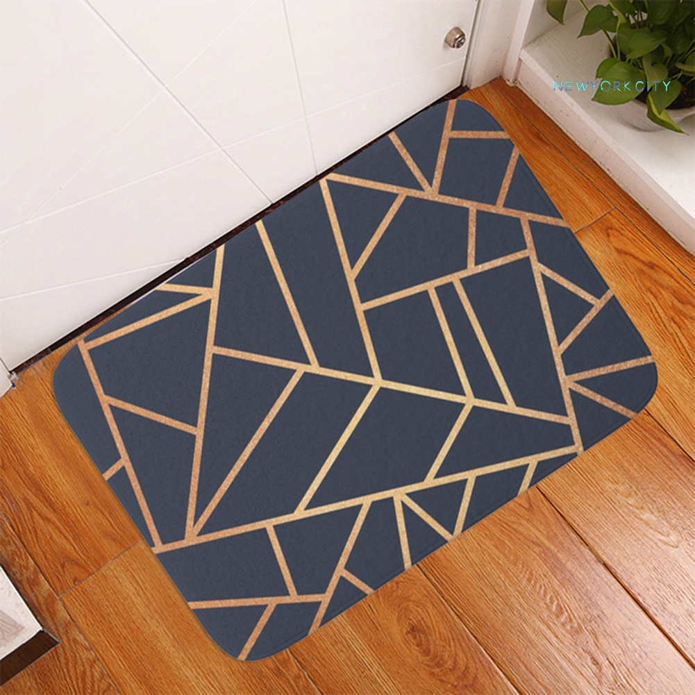 Thảm Lót Sàn Chống Trượt Họa Tiết Hình Học / Xương Rồng / Mặt Trăng Trang Trí Nhà Cửa