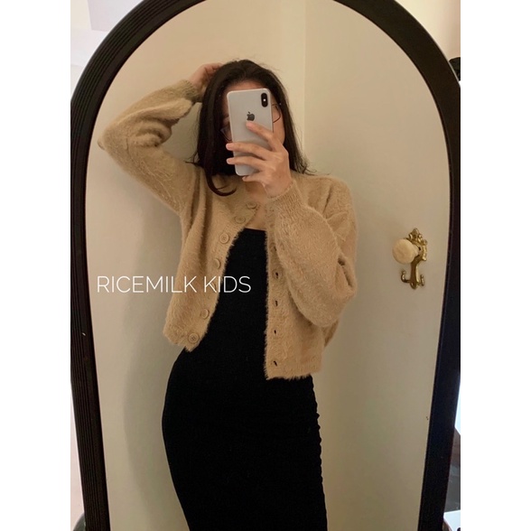 Áo Cadigan len lông thỏ xuất dư xịn cho nữ | BigBuy360 - bigbuy360.vn