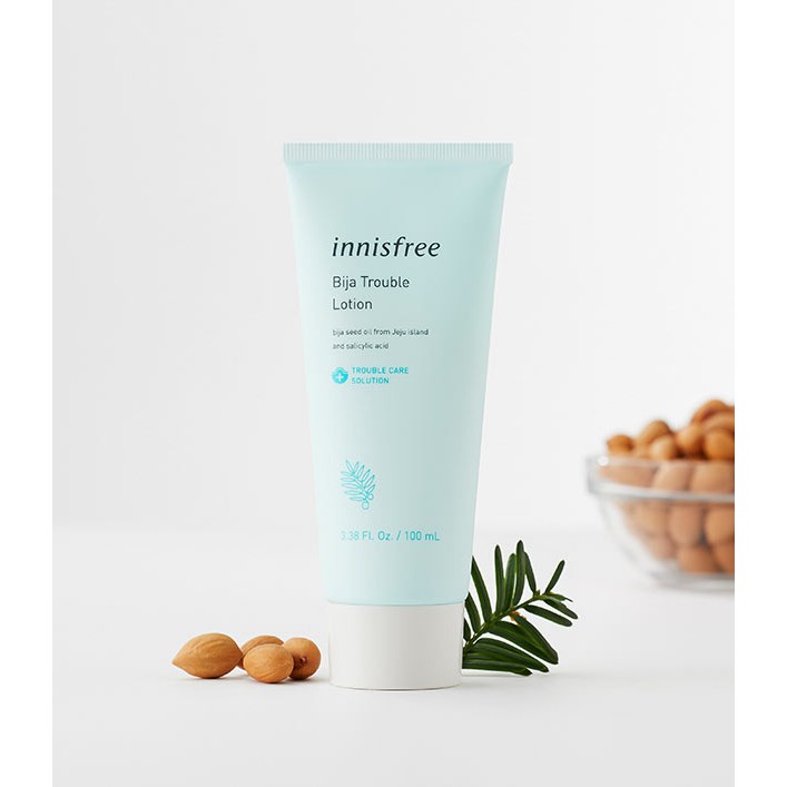 [Chính hãng] Sữa dưỡng làm dịu da mụn Innisfree Bija Trouble Lotion 100ml