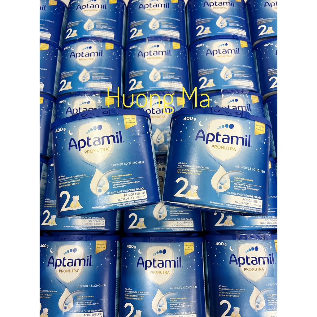 Sữa Aptamil Đêm Nội Địa Đức Mẫu Mới -  Sữa Aptamil Ban Đêm Cho Bé Ngủ Ngon Chính Hãng 400g