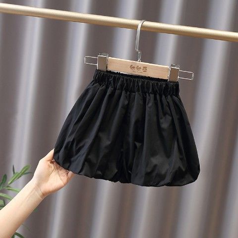 Áo voan không tay đính nơ+quần đùi thời trang hè Hàn Quốc cho bé gái