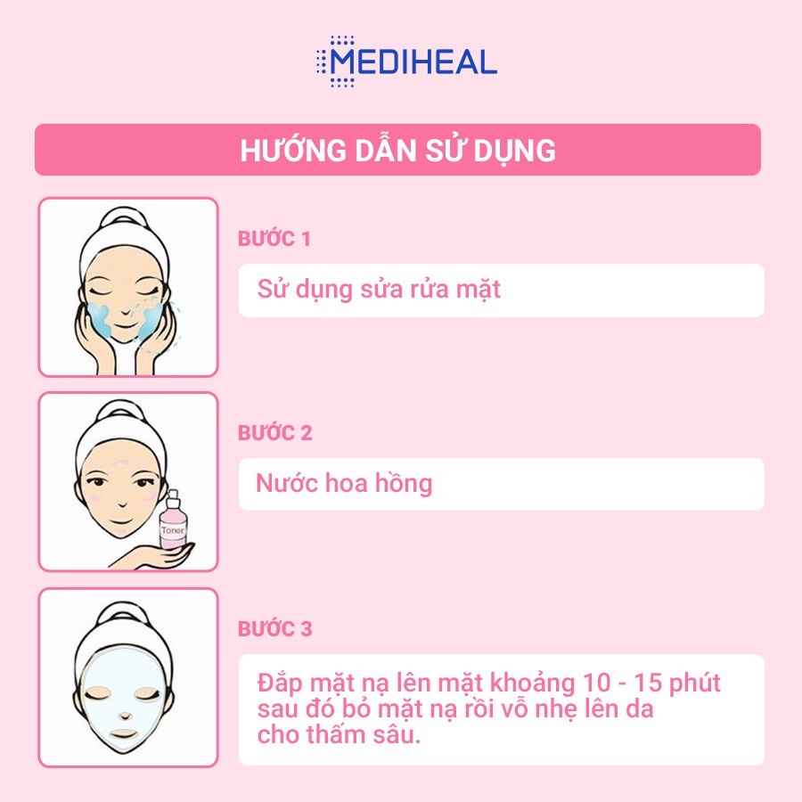 Mặt nạ nâng cơ ngăn ngừa lão hoá Mediheal Pepta Lifting Ampoule Mask 20ml