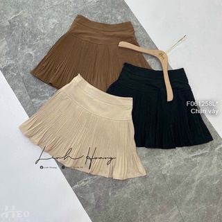 Chân váy thun gân ngắn dập ly!