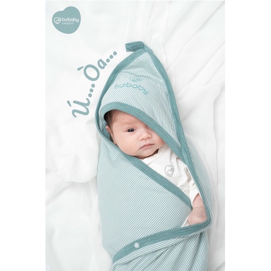 Chăn ủ Bu Baby có nón 76*76cm