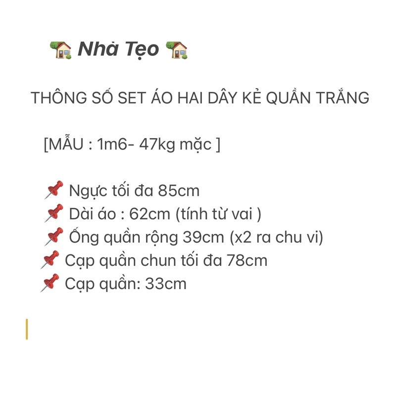 Set áo hai dây kẻ xanh xốp kèm quần sooc trắng siêu xinh - Set bộ áo hai dây đi biển đi dạo phố