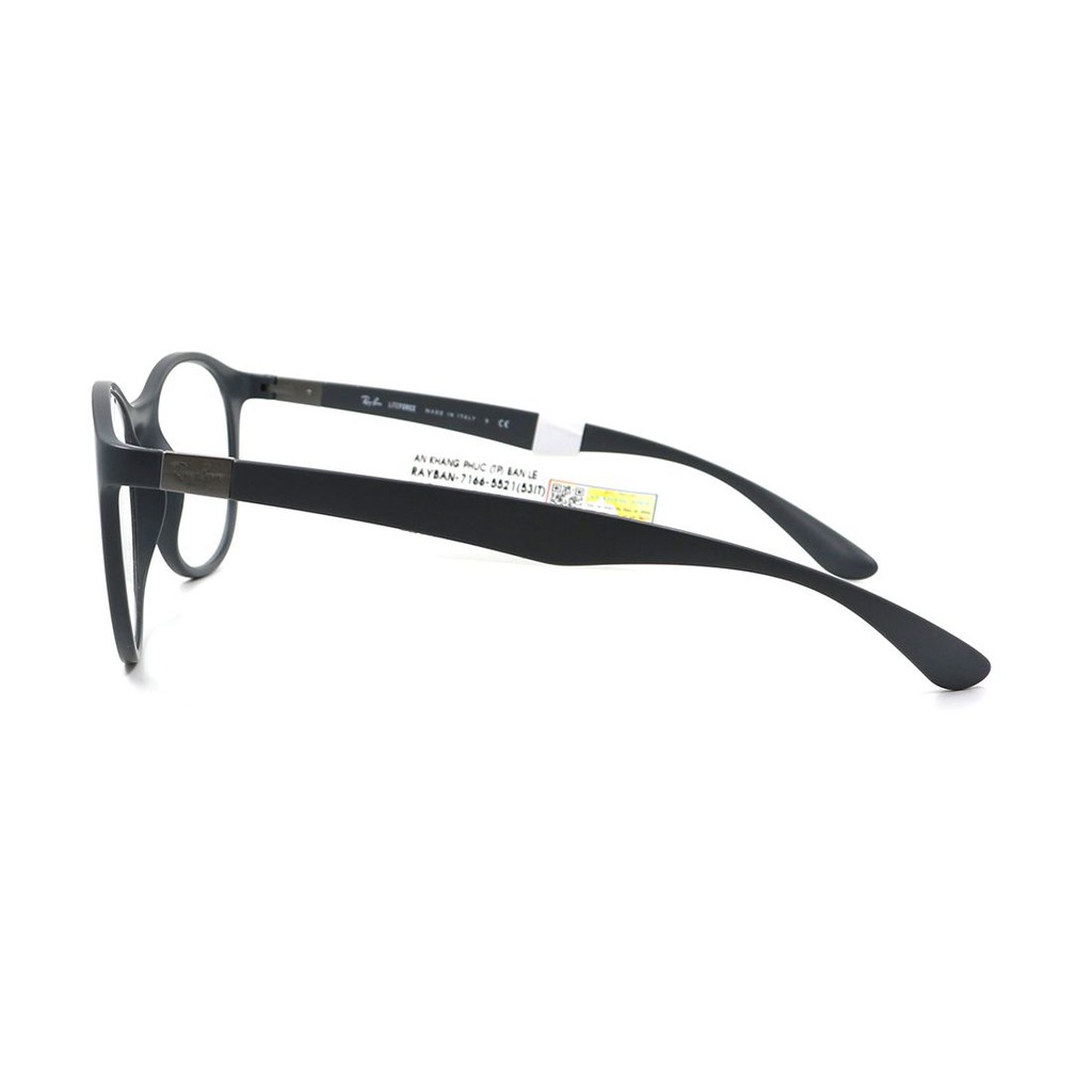 (Hàng chính hãng) Gọng kính nam nữ Rayban RB7166 5521 (53-19-145) màu sắc thời trang, thiết kế dễ đeo barp vệ mắt
