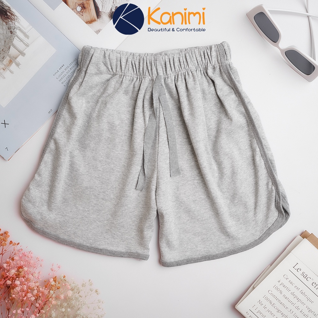 Quần Đùi Nữ Buộc Dây Short Ngắn Trơn 4 Màu Mặc Ở Nhà Buộc Dây Phong Cách Thể Thao - Vietstar