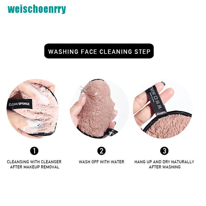 MICROFIBER (Hàng Mới Về) Khăn Tẩy Trang Làm Sạch Da Mặt Tiện Dụng