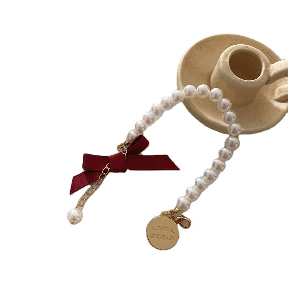 Vòng Đeo Tay Đính Ngọc Trai Giả Thời Trang Cho Nữ