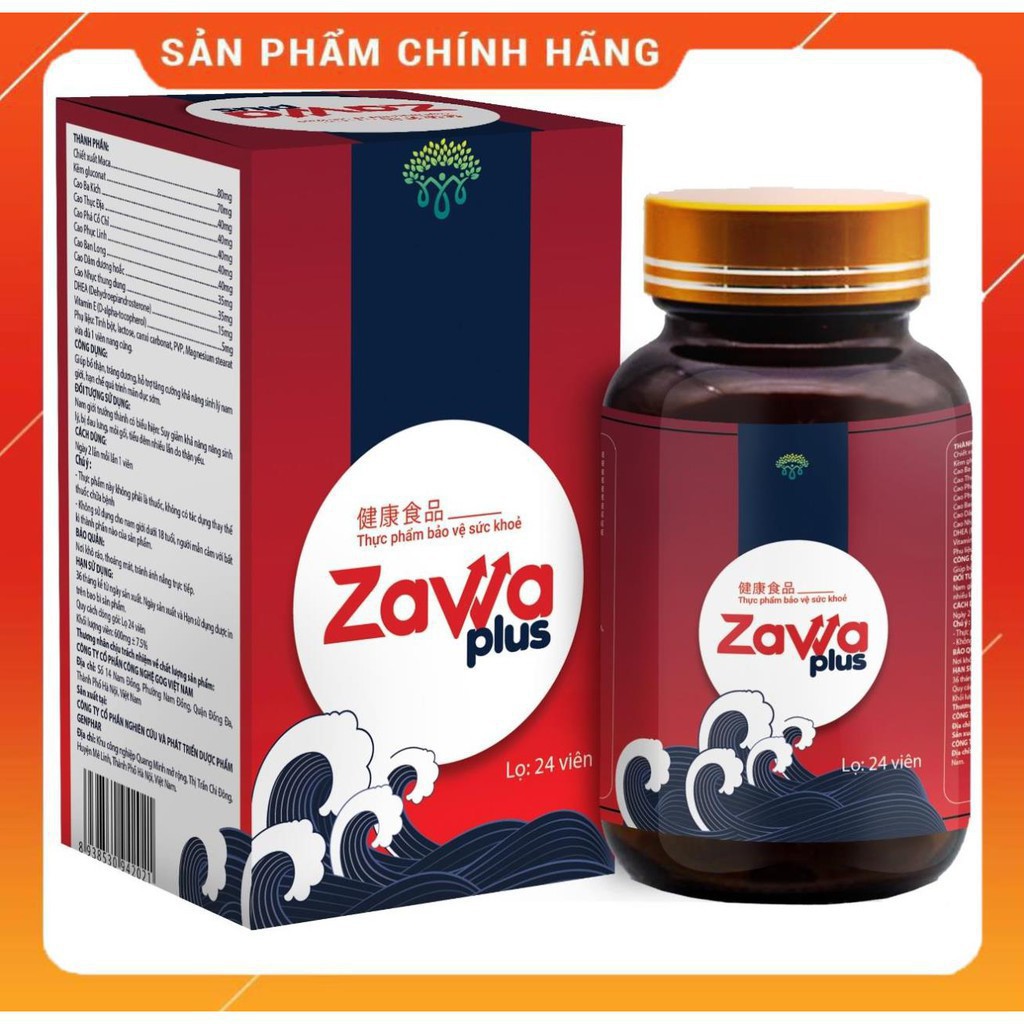 [SP COMBO 3] ZAWA PLUS - Tăng Cường Sinh Lý Nam (Mua 2 tặng 1)