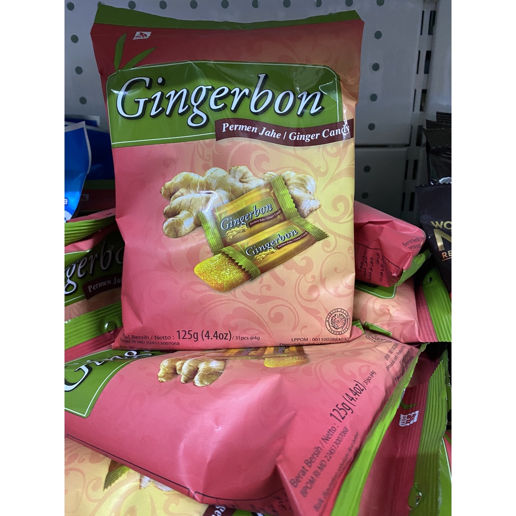 KẸO GỪNG DẺO GINGERBON GÓI 125G