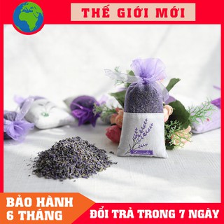 Túi thơm nụ hoa khô Lavender cao cấp, dùng treo xe ô tô, tủ quần áo, góc làm việc, phòng ngủ