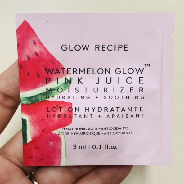 [AUTH 1000%] Sample mẫu thử Glow Recipe - Kem Dưỡng Ẩm Dạng Gel Watermelon Pink Juice Moisturizer 3m