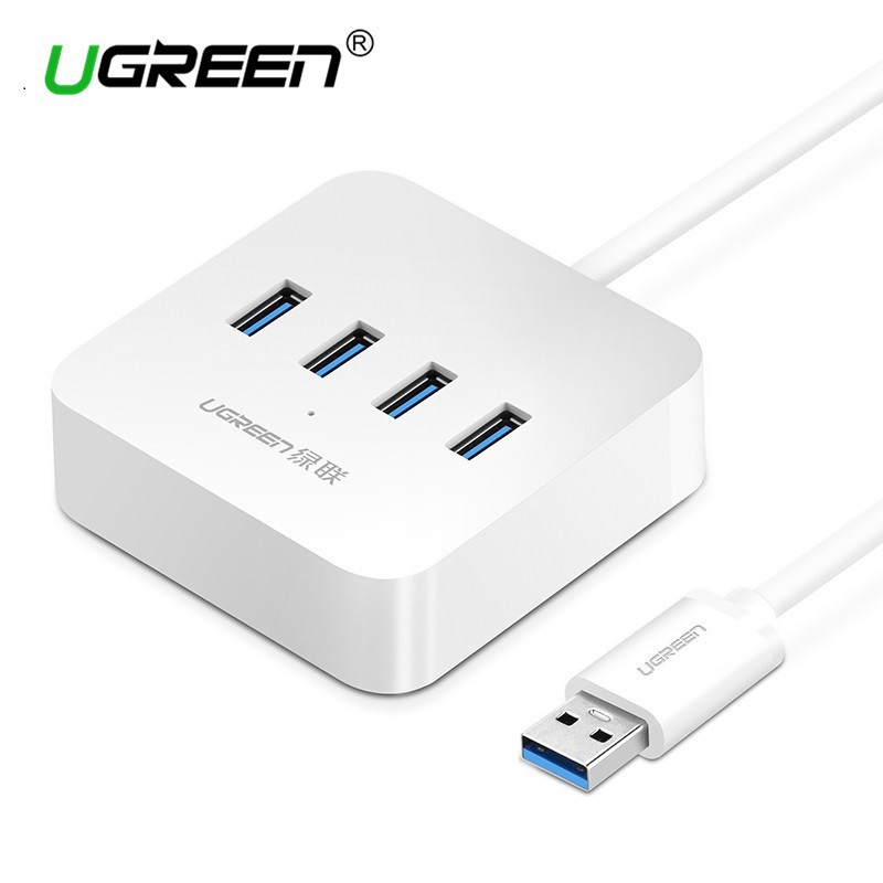 Ugreen USB 3.0 HUB 4 Port Splitter With LED Indicator USB Drive/Keyboard/Hard Disk/Camera/Printer