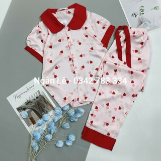 Bộ pijama lụa satin